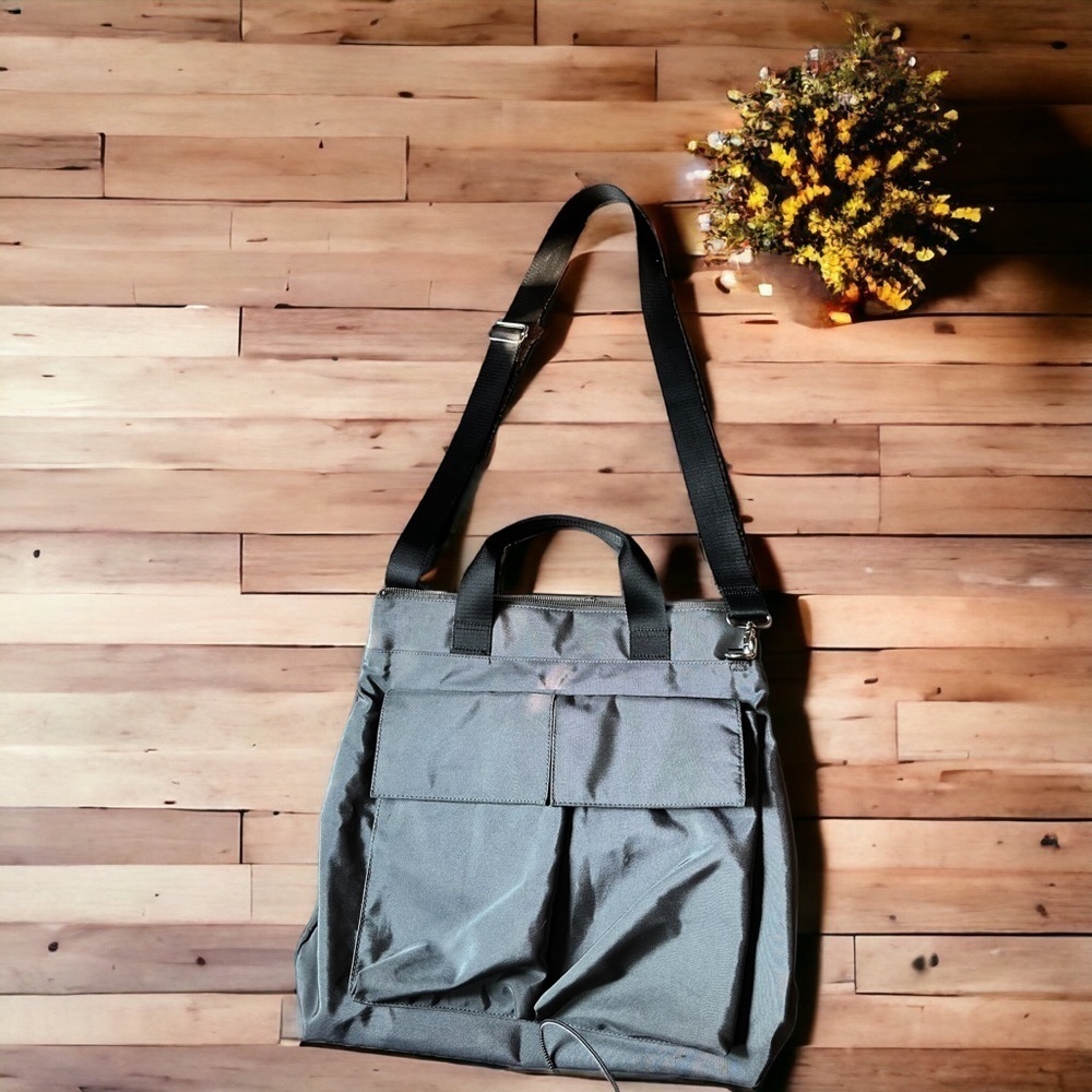 XLg Grey VTG  Jessica Bag -Work Travel-Commute-Mint -Pockets-Beach -Crossbody☀️﻿ - Picture 2 of 11
